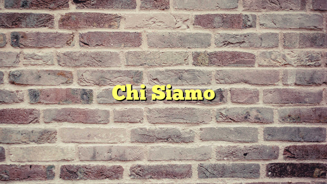 Chi Siamo