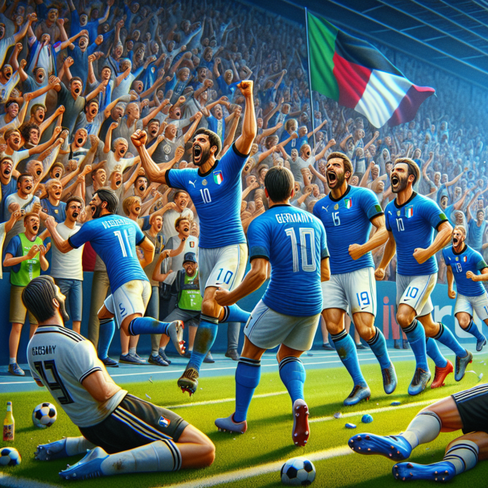 La Nazionale Italiana di Calcio vince un'importante amichevole contro la Germania, in vista del prossimo Mondiale.