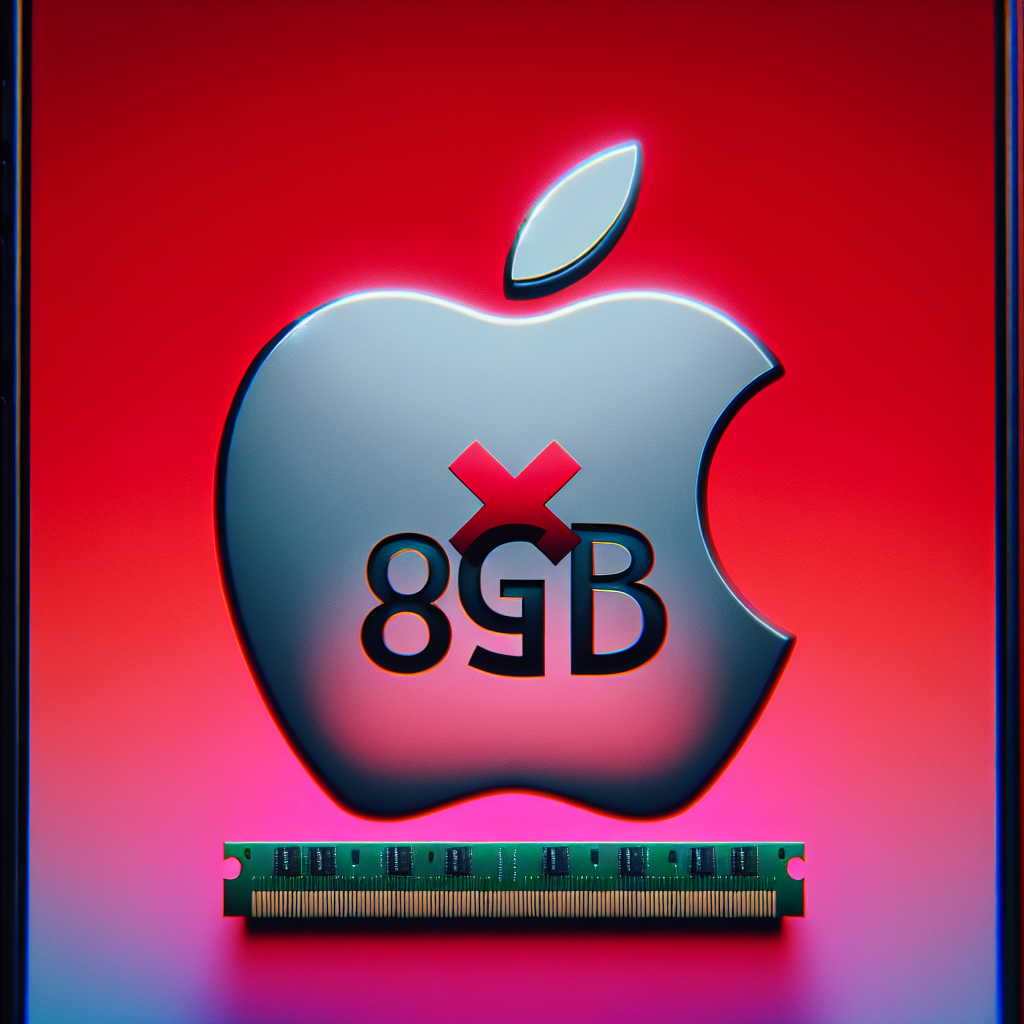 Apple dichiara che 8Gb di RAM non bastano più