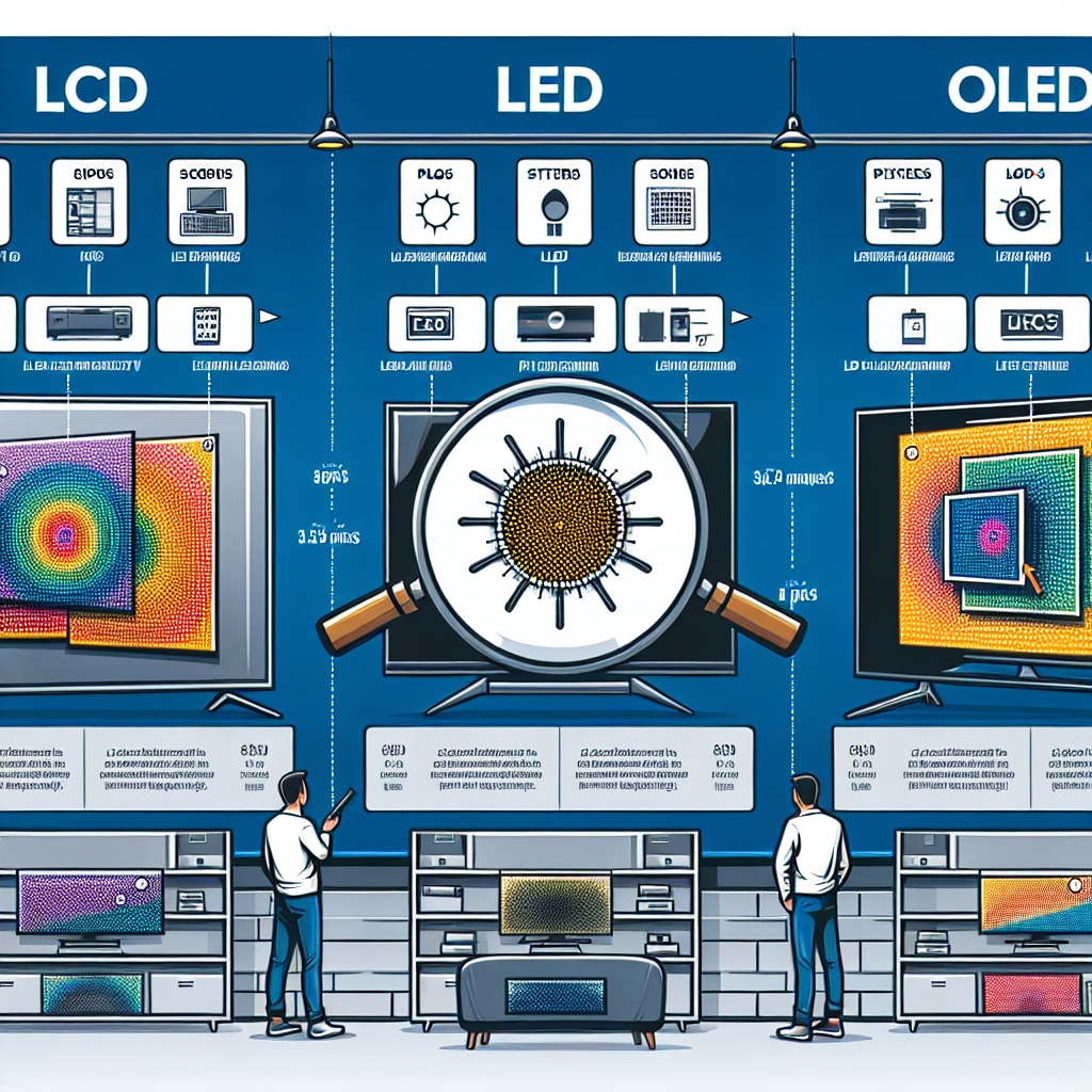 Differenze tra televisori LCD, LED e OLED: guida all'acquisto