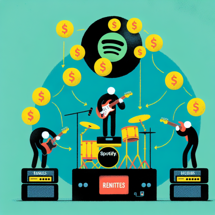 Come distribuisce i ricavi ai musicisti Spotify?