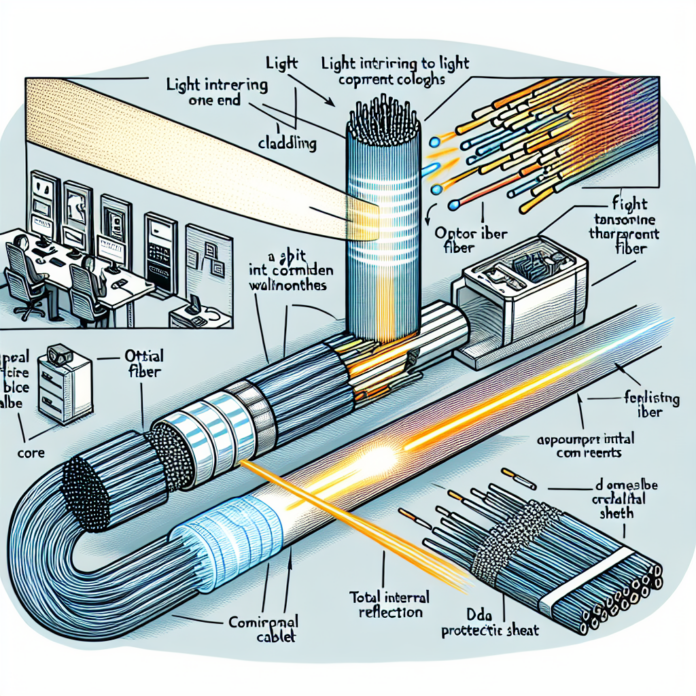Come funziona la fibra ottica?